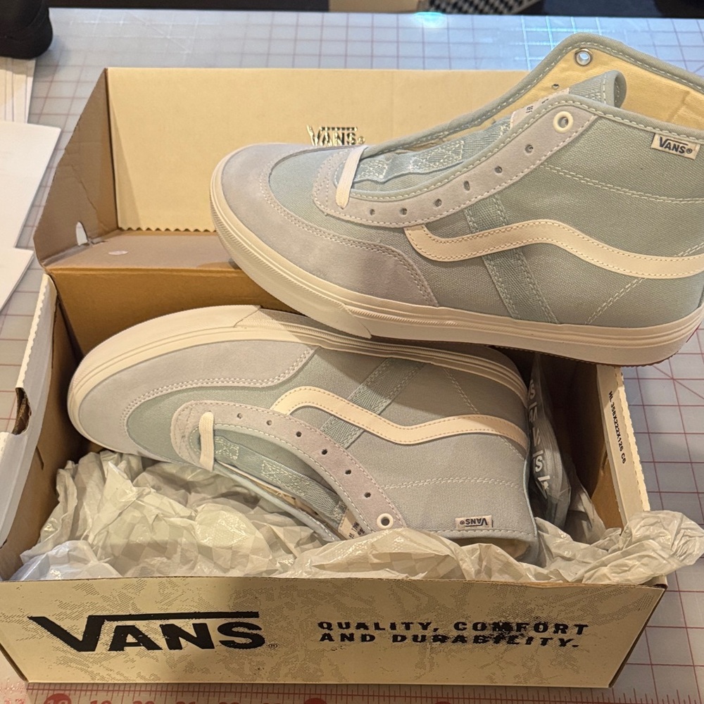 Vans Men's Gilbert Crockett high Sky Blue Sneakers